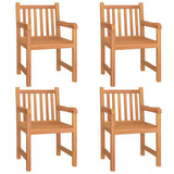 5 Piece Garden Dining Set Solid Wood Teak