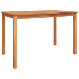 5 Piece Garden Dining Set Solid Wood Teak - Close-Up Angle