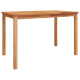 7 Piece Garden Dining Set Solid Wood Teak - Close-Up Angle
