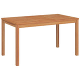 3 Piece Garden Dining Set Solid Wood Teak - Close-Up Angle