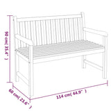 3 Piece Garden Dining Set Solid Wood Teak - Extra Image