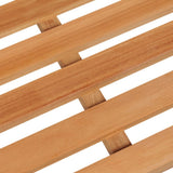 5 Piece Garden Dining Set Solid Wood Teak - Rear View
