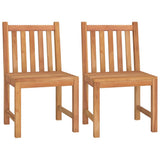 5 Piece Garden Dining Set Solid Wood Teak - Close-Up Angle
