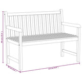 3 Piece Garden Dining Set Solid Wood Teak - Extra Image
