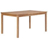 5 Piece Garden Dining Set Solid Wood Teak - Extra Image