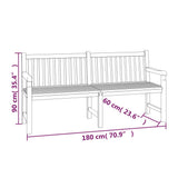 3 Piece Garden Dining Set Solid Wood Teak - Extra Image