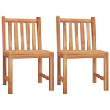 5 Piece Garden Dining Set Solid Wood Teak - Close-Up Angle
