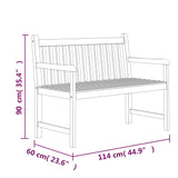 4 Piece Garden Dining Set Solid Wood Teak - Extra Image