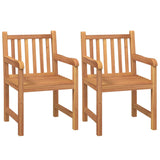 5 Piece Garden Dining Set Solid Wood Teak - Close-Up Angle