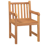 5 Piece Garden Dining Set Solid Wood Teak - Low Angle