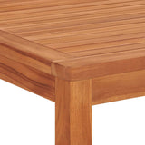 4 Piece Garden Dining Set Solid Wood Teak - Extra Image