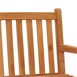 4 Piece Garden Dining Set Solid Wood Teak - 45-Degree Angle