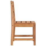 Garden Chairs 4 pcs Solid Wood Teak - 45-Degree Angle