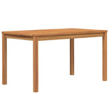 7 Piece Garden Dining Set Solid Wood Teak - Close-Up Angle