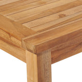 7 Piece Garden Dining Set Solid Wood Teak - Low Angle