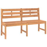 3 Piece Garden Dining Set Solid Wood Teak - 45-Degree Angle