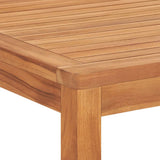 4 Piece Garden Dining Set Solid Wood Teak - Extra Image