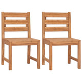 4 Piece Garden Dining Set Solid Wood Teak - Close-Up Angle