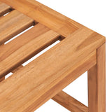 4 Piece Garden Dining Set Solid Wood Teak - Extra Image