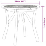 5 Piece Garden Dining Set Solid Wood Acacia