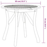 5 Piece Garden Dining Set Solid Wood Acacia - Extra Image