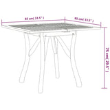 5 Piece Garden Dining Set Solid Wood Acacia - Extra Image