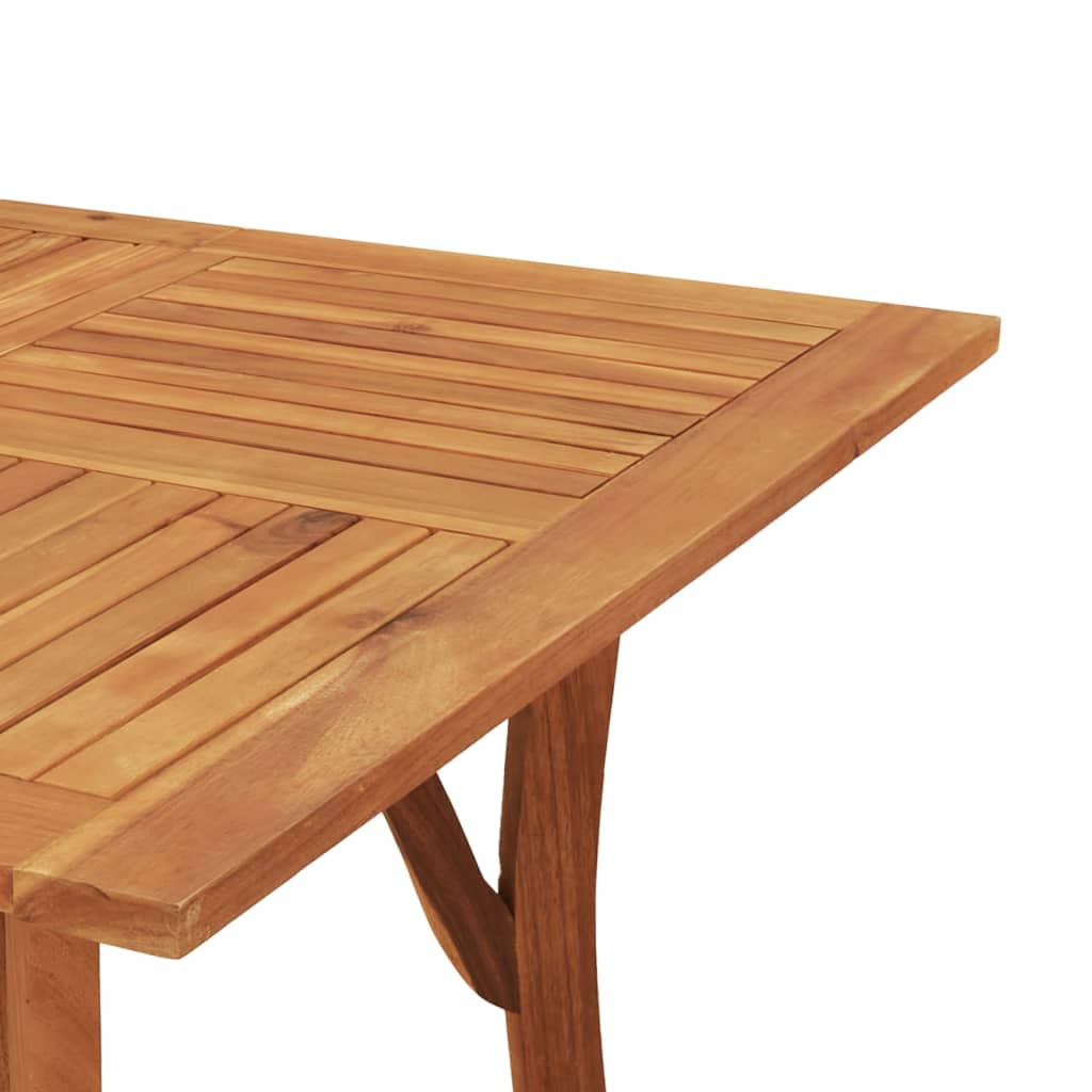 7 Piece Garden Dining Set Solid Wood Acacia