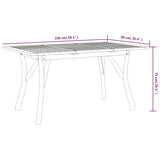 7 Piece Garden Dining Set Solid Wood Acacia