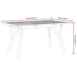 7 Piece Garden Dining Set Solid Wood Acacia - Extra Image