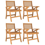 5 Piece Garden Dining Set Solid Wood Acacia