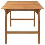 5 Piece Garden Dining Set Solid Wood Acacia - Extra Image