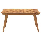 7 Piece Garden Dining Set Solid Wood Acacia - Low Angle