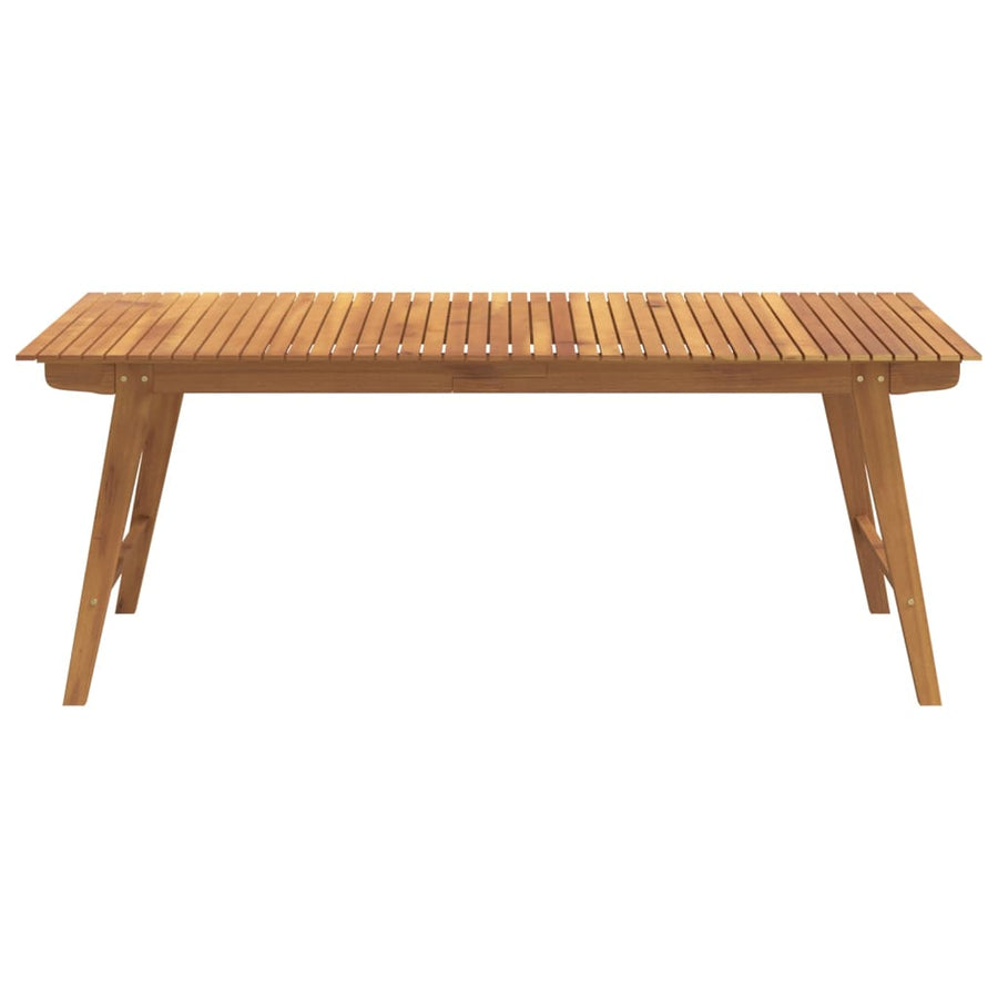 7 Piece Garden Dining Set Solid Wood Acacia