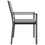 Garden Chairs with Cushions 2 pcs Black 54x62.5x89 cm