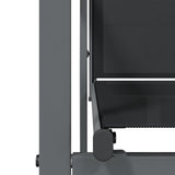 Garden Chairs 2 pcs Black 55x61.5x90 cm Textilene and Steel