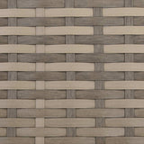 Garden Reclining Chair with Cushions Light Brown Poly Rattan