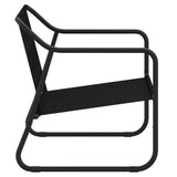 2-Seater Garden Bench with Cushion Anthracite Steel - Close-Up Angle