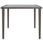 Garden Table Grey 48x48x37 cm Steel