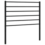 Metal Replace Headboard Black 90 cm