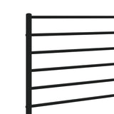 Metal Replace Headboard Black 90 cm