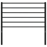 Metal Replace Headboard Black 107 cm