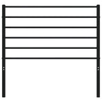 Metal Replace Headboard Black 107 cm