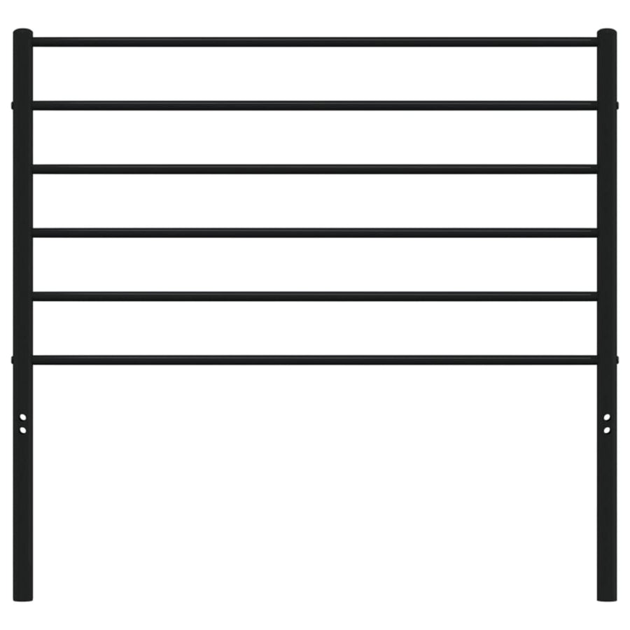 Metal Replace Headboard Black 107 cm