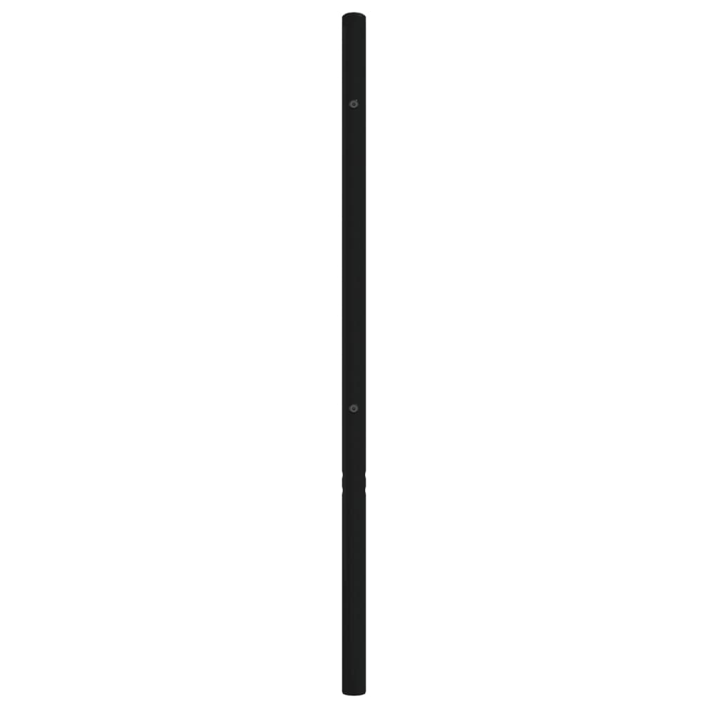Metal Replace Headboard Black 107 cm
