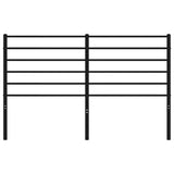 Metal Replace Headboard Black 135 cm