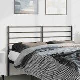 Metal Replace Headboard Black 135 cm