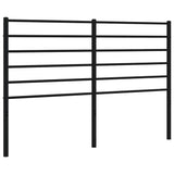 Metal Replace Headboard Black 150 cm