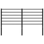 Metal Replace Headboard Black 150 cm