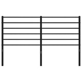 Metal Replace Headboard Black 150 cm - Top-Down View