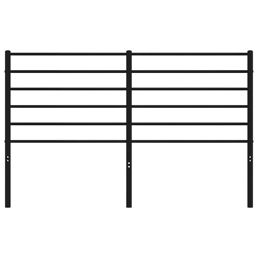 Metal Replace Headboard Black 150 cm